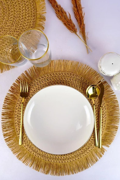 Digithome 6’lı Amerikan Servisi Supla Yuvarlak Kahverengi – ACR-012 C320.33 - 2