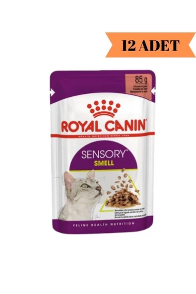 Royal Canin® Sensory Smell Gravy Kedi Yaş Maması 85 Gr*12