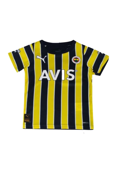 Fenerbahçe Orijinal Çubuklu Çocuk Forma Set Ahşap Kutulu - 4