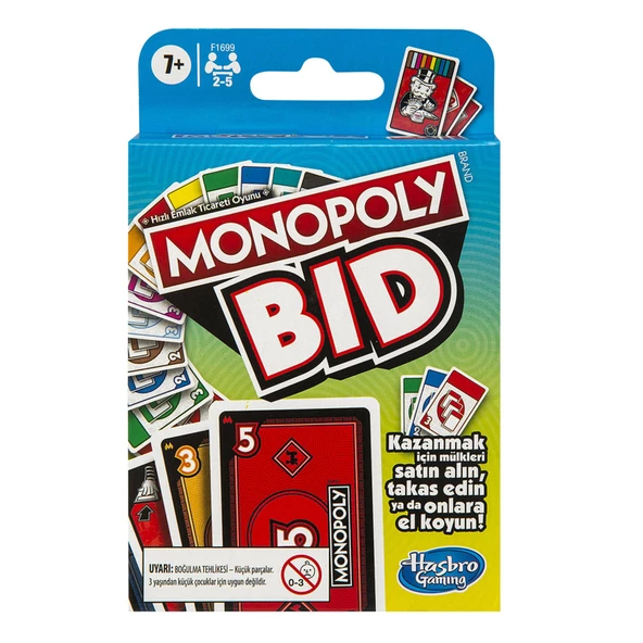 Monopoly Bid Lisanslı Kart Oyunu