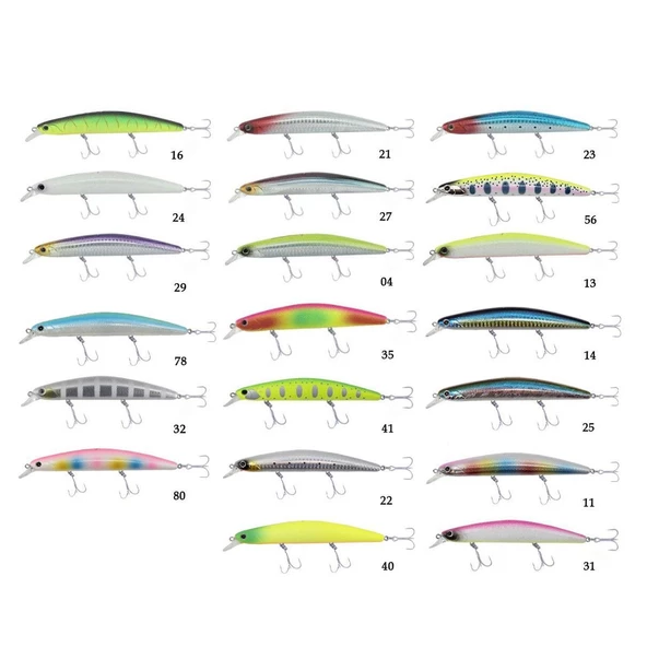 Kendo Seabass Mınnow 12.5cm 21g Floatıng Maket Balık  78 ürün görseli