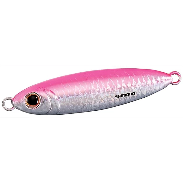 Shimano Ocea Stinger Butterfly Flat Light 77mm 60gr Metal Jig Yem  002 Pink ürün görseli