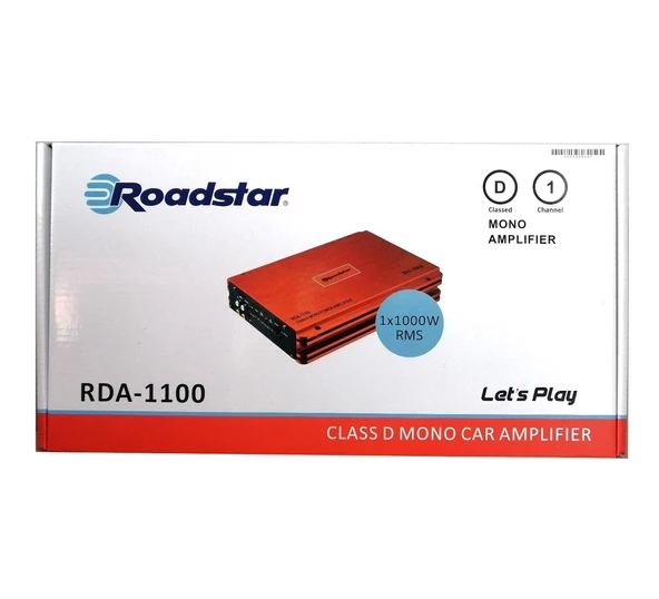 Garaj Dünyası Roadstar RDA-1100 D Class Mono Amfi 4 Ohm 360W RMS - Resim 2
