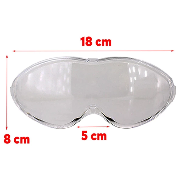 Bellasimo Çerçevesiz Kayak Gözlüğü Camı Lens Değiştirebilir Cam Antifog Güneş Kar Gözlük Camı Şeffaf - 4