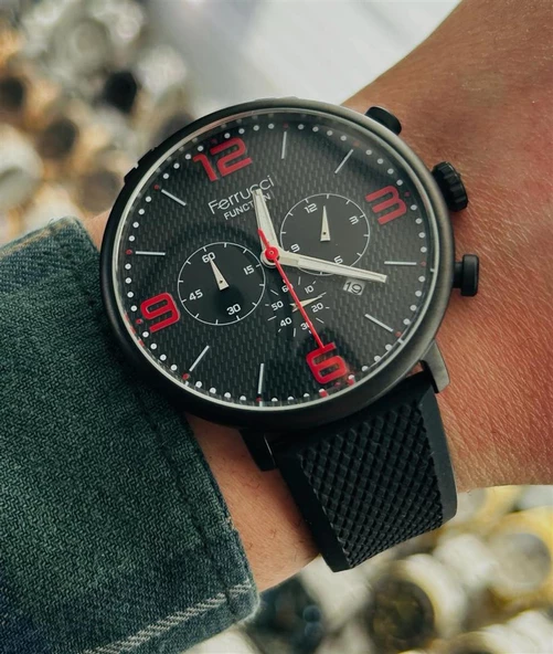 FERRUCİ  ERKEK KOL SAATİ AKTİF FONKSİYON FC.13102FS.01 ürün görseli 1