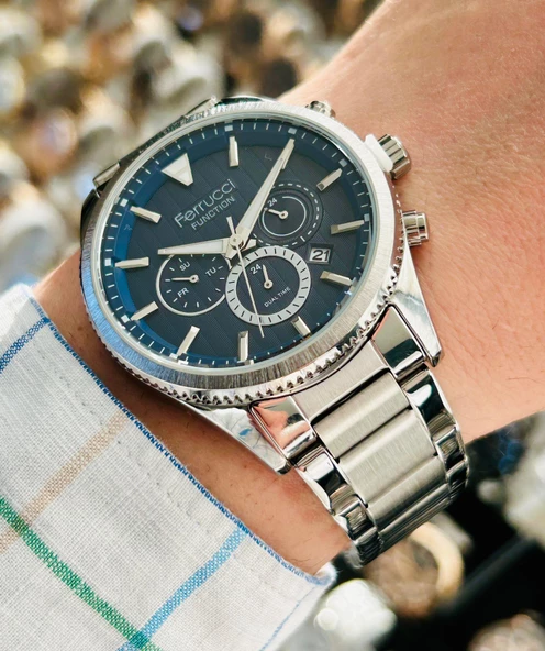 FCF.13907FM.03 FERRUCİ  ERKEK KOL SAATİ  AKTİF FONKSİYON ORJİNAL VE İKİ YIL GARANTİLİ KALİTE ŞIKLIĞIN BİRLEŞTİĞİ MARKA