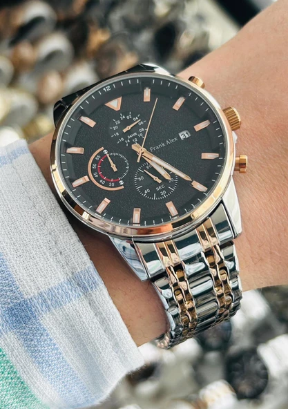 FA.G11516FM.02  FRANK ALEX ERKEK KOL SAATİ AKTİF FONKSİYONLU