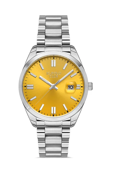 JPC.0223.1375.10 JG.POLO CLUB ERKEK ÇELİK KORDON ÇELİK KASA ORJİNAL KOL SAATİ - 2