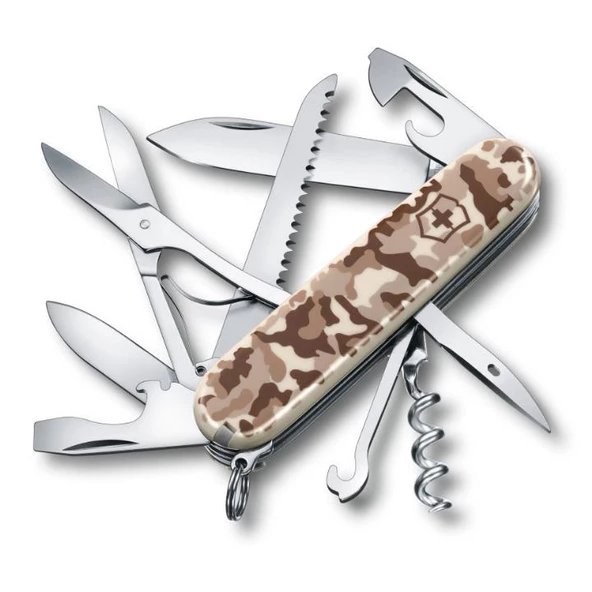 Victorinox VT 1.3713.941 Çakı Huntsman 91 MM Desert Kamuflaj Desen