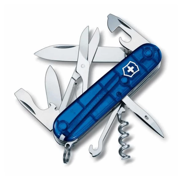 Victorinox VT 1.3703.T2 Çakı Climber Mavi Şeffaf