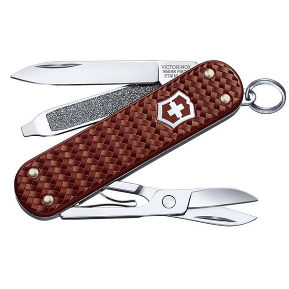 Victorinox VT 0.6221.4011G Classıc SD Alox 58MM Çakı,Kahve