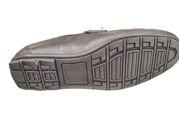 MARCOMEN 17037 DÜZ TABAN TOKALI LOAFER DERİ ERKEK AYAKKABI - 5