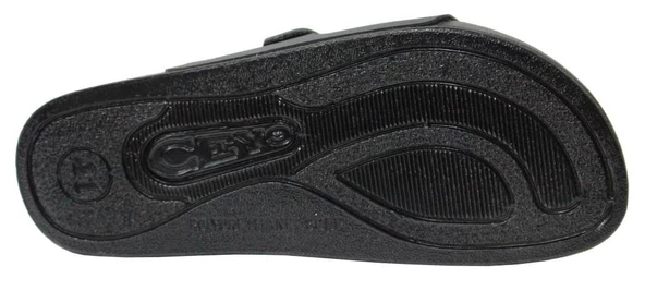 Ceyo Bermuda-M2 Siyah Ortapedik Erkek Terlik & Sandalet - 5