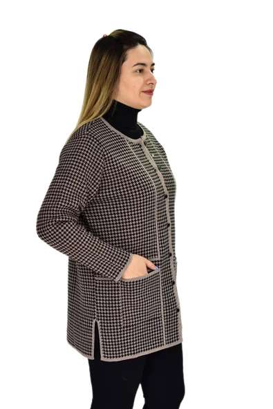 Kadın Cepli Triko Hırka BGL-ST03348 - 6