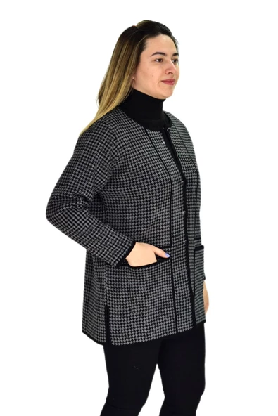 Kadın Cepli Triko Hırka BGL-ST03348 - 7