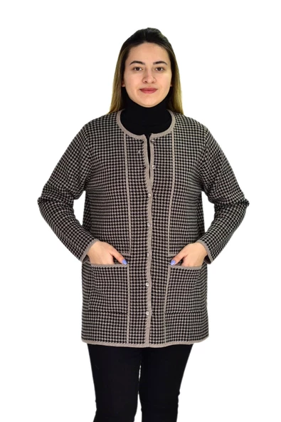 Kadın Cepli Triko Hırka BGL-ST03348 - 2
