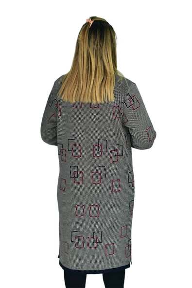 Kadın Triko Uzun Hırka UC1574 BGL-ST03457 - Resim 8