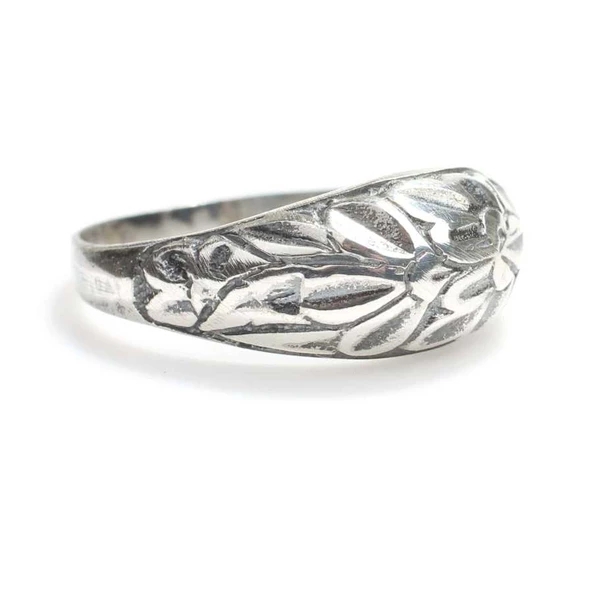 925 Ayar Gümüş İşlemeli Yüzük ürün görseli