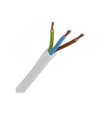 Power Montaj Kablosu 3x 1.5 mm 1,5 Metre Beyaz Topraklı Fişli - 2