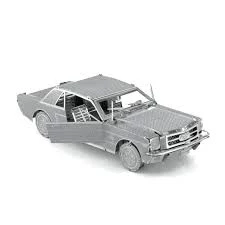 1965 FORD MUSTANG 3D Metal Maket Bulmaca Puzzle modeli kitleri DIY lazer kesim 14+ Yaş 56+ parça - 3
