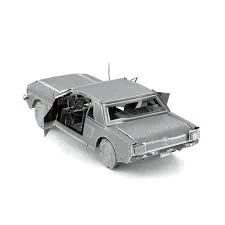 1965 FORD MUSTANG 3D Metal Maket Bulmaca Puzzle modeli kitleri DIY lazer kesim 14+ Yaş 56+ parça - 4