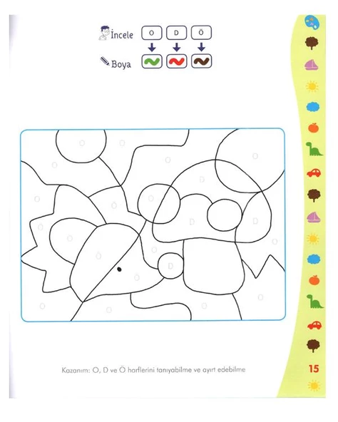 3-4 Yaş Akıllı Boyama Sihirli Harfler Uçanbalık Yayınları - 3