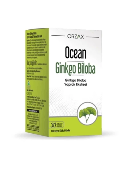Ocean Ginkgo Biloba 30 Kapsül ürün görseli