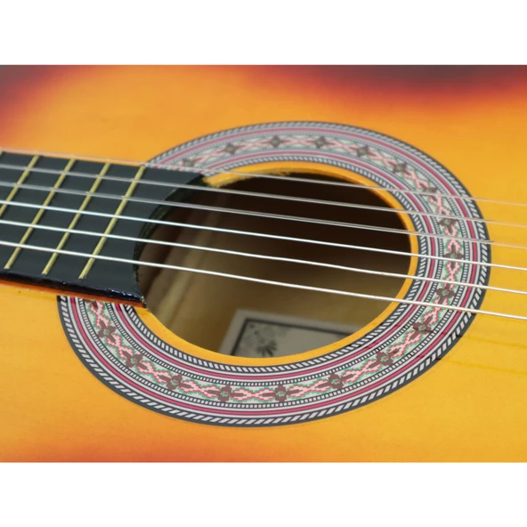 Jwin CG-3802 Klasik Gitar 100cm (Kılıf + Pena) - Sunburst - 4