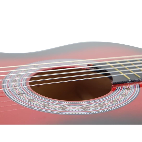 Jwin CG-3802 Klasik Gitar 100cm (Kılıf + Pena) - Kırmızı - 4