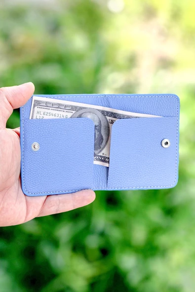 Unisex Deri Cüzdan & Kartlık Minimal & Ergonomik Model - Resim 4