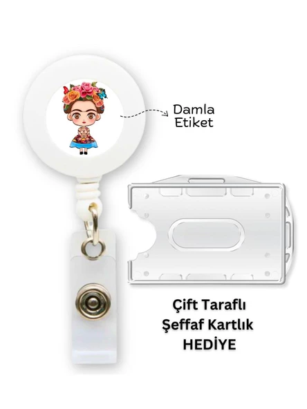 Frida Yaka Kartlığı Yatay Dikey Kart Koruyucu
