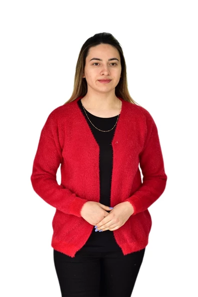 Kadın Yumoş Spor Triko Hırka BGL-ST03360 - Resim 4