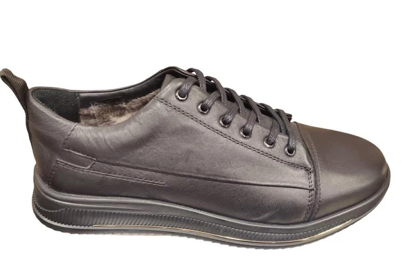 MARCOMEN 16399 İÇİ HAKİKİ KÜRK DERİ GENÇ ERKEK AYAKKABI - Resim 2