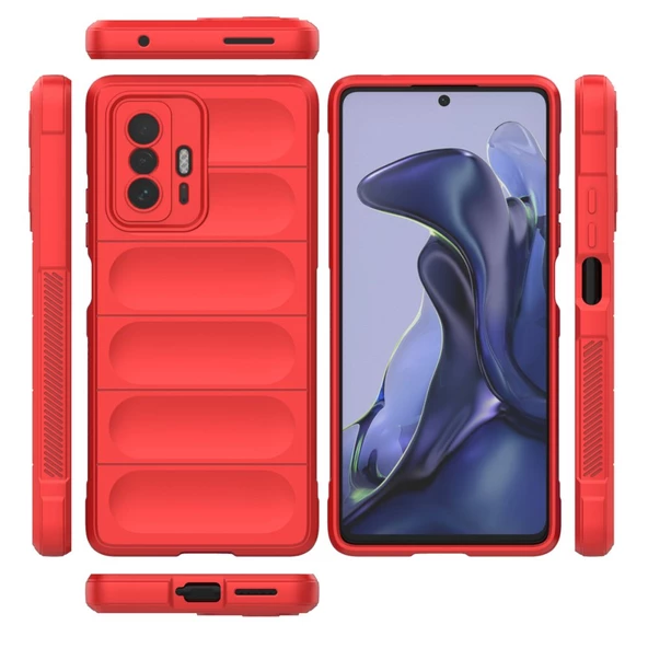 Xiaomi Mi 11T / Mi 11T Pro Kılıf Optimum Lens Çerçeveli Silikon Kapak - 12