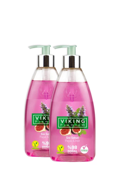 Viking Premium Sıvı Sabun Paçuli & İncir 500 ml 2 Adet