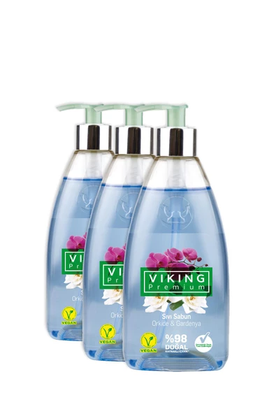 Viking Premium Sıvı Sabun Orkide&Gardenya 500 ml 3 Adet