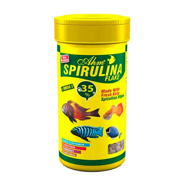 Ahm Spirulina Max Flake Food 250 ml