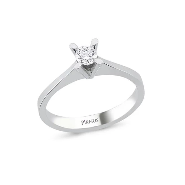 0,40 KARAT PIRLANTA TEKTAŞ YÜZÜK