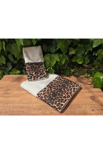 Bambu Leopar Hamam Takımı 2’li