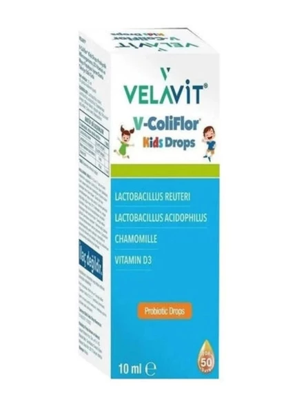 Velavit V-Coliflor Kids Drops 10 ml ürün görseli