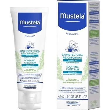 Mustela Soothing Comfort Chest Rub Rahatlatıcı Göğüs Balsamı 40 ml