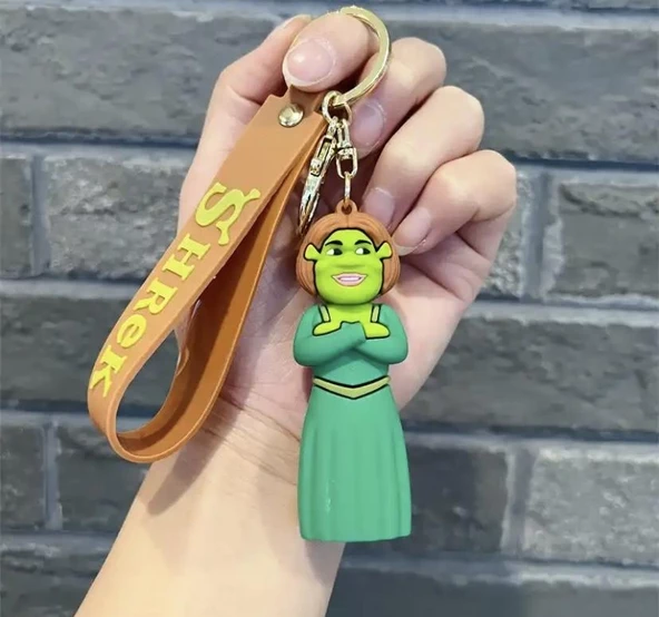 Şhrek ve Fiona Anahtralık Çanta Süsü - Resim 3