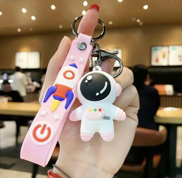 Astronot  Tasarımlı Anahtralık Çanta Süsü ürün görseli