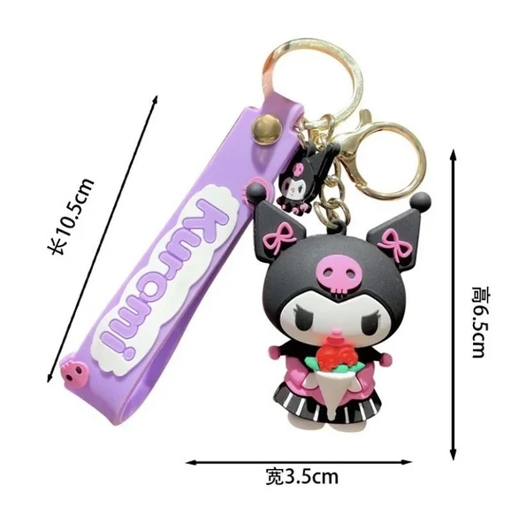 Sanriıo Kawai Kuromi Anahtralık 1 Adet - Resim 3