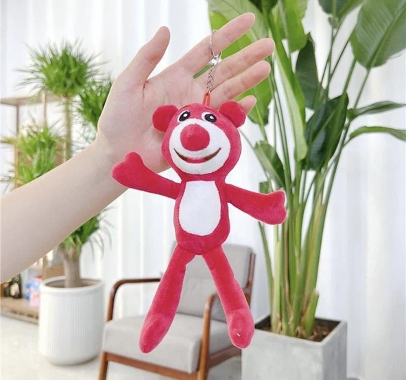 Oyuncak Hikayesi Lotso Huggin Ayı Peluş Anahtarlık Çanta Süsü