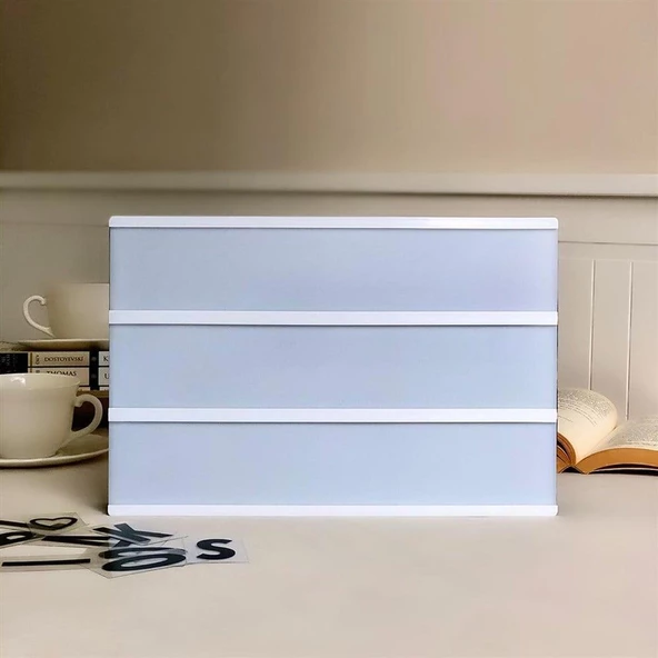 A4 Işıklı Mesaj Panosu Light Box - 3