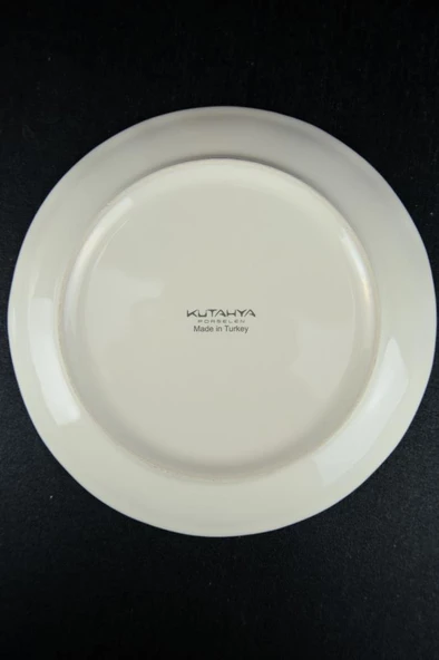 Digithome Kütahya Porselen Bergama 6’lı Pasta ve Sunum Tabağı Seti 19 Cm Krem - BER19TD142694 C320.105 - 5