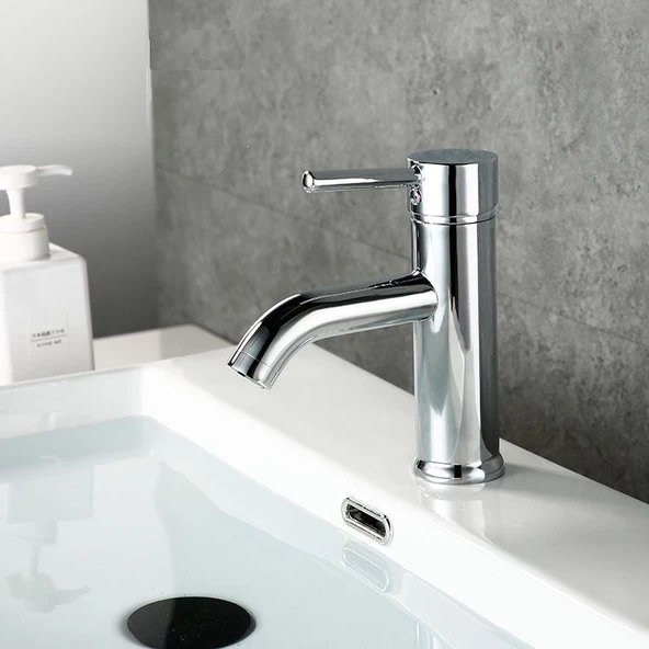 Lavabo Musluğu Krom Delta Banyo Musluğu 5 Yıl Garantili - 3