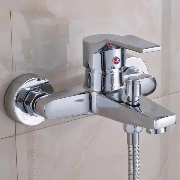 Sardıcı Banyo Bataryası Krom Banyo Musluğu 5 Yıl Garantili