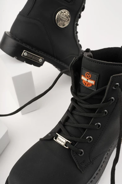 Muggo M930 Garantili Kauçuk Sağlam Esnek Outdoor Treking Kışlık Su Ve Soğuk Geçirmez Unisex Bot - 9